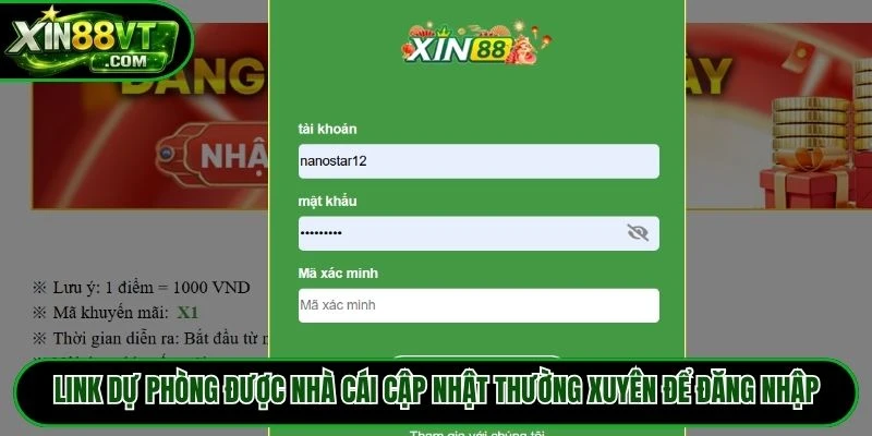 Link dự phòng được nhà cái cập nhật thường xuyên để đăng nhập
