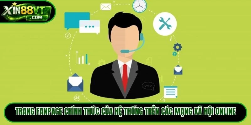 Trang Fanpage chính thức của hệ thống trên các mạng xã hội online