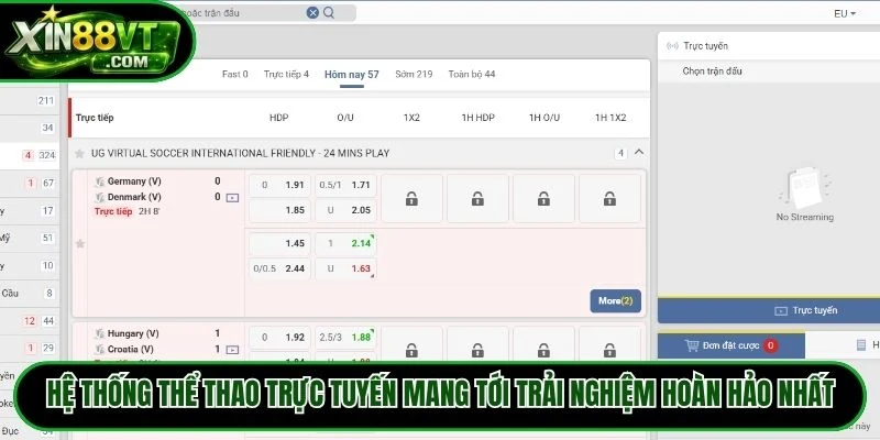 Hệ thống thể thao trực tuyến mang tới trải nghiệm hoàn hảo nhất